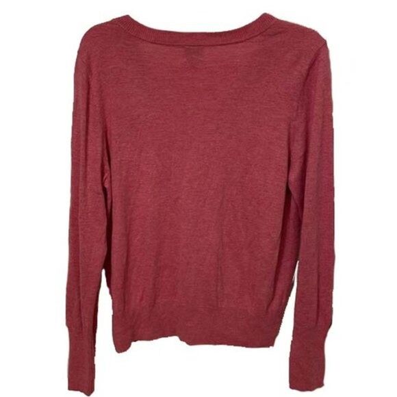 A New Day Pink Pullover V-Neck Knit Sweater Womens Size Large - Picture 5 of 10